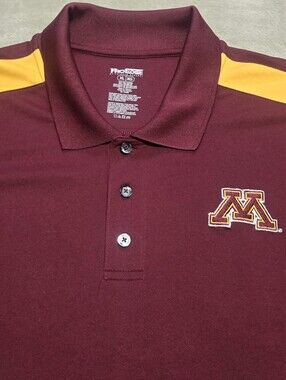 Pro Edge Men’s Minnesota Golden Gophers Polo Shirt Size XL Collegiate NCAA